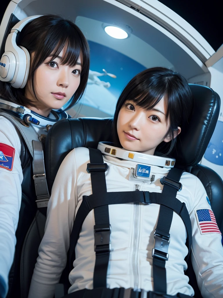 Love astronaut couple