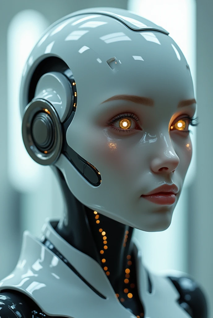 Image of an AI if it had a face 