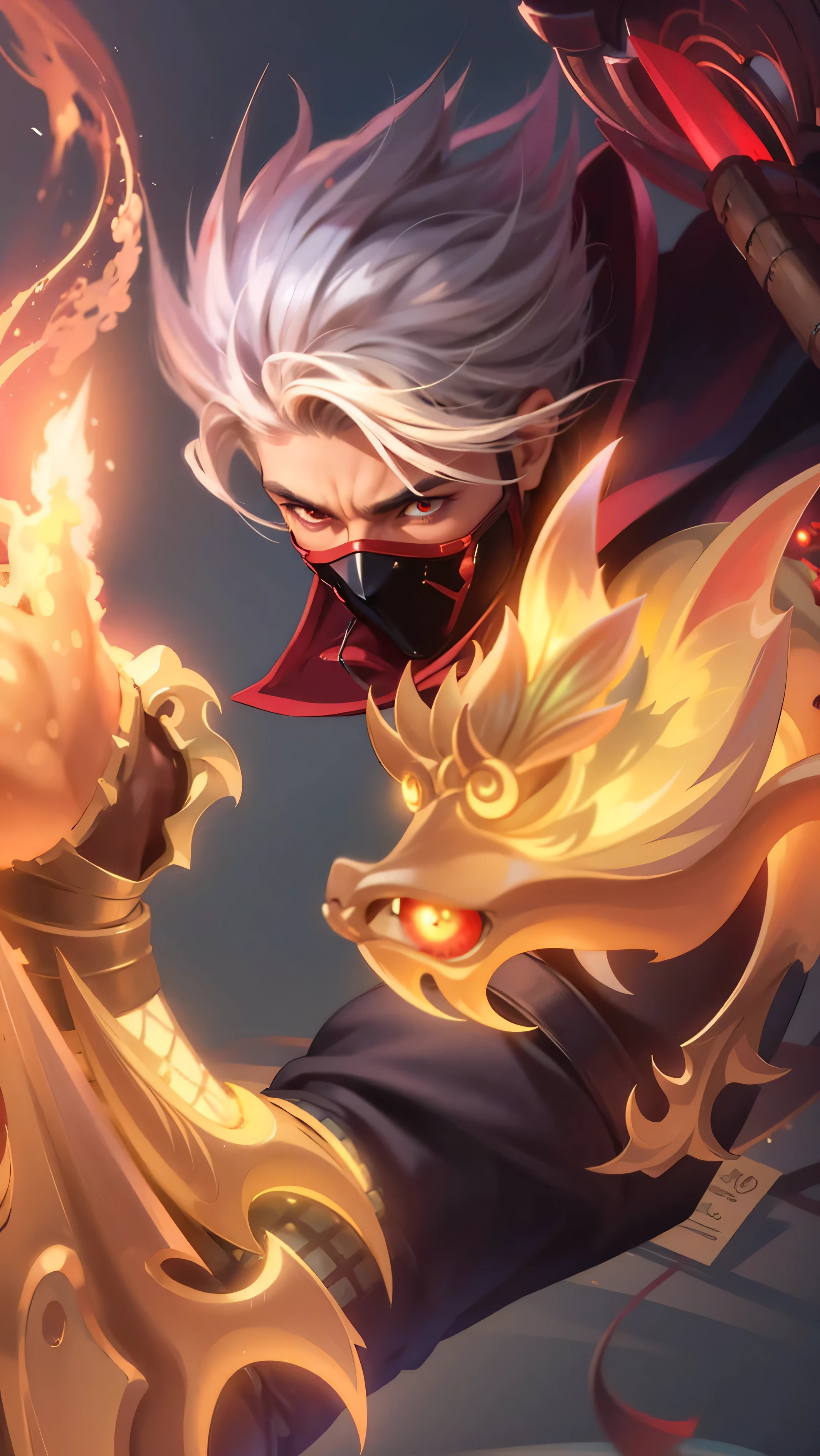 Best quality, masterpiece, detailed skin texture, detailed clothes texture, detailed face, super detail, 8k, intricate detail, 1 boy, The color doesn't change, Muscle guy, 1 guy, strong red eye glow (red eye:1.2)