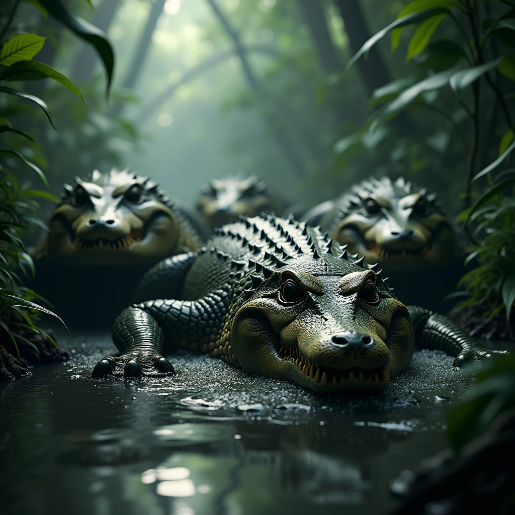 Aggressive crocodiles