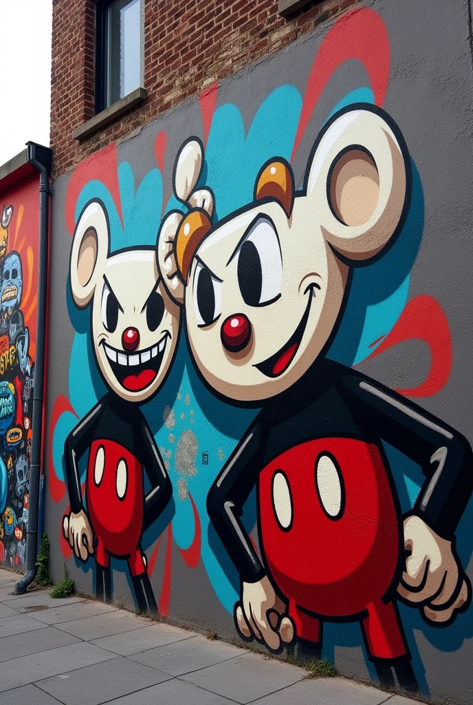 cuphead graffiti