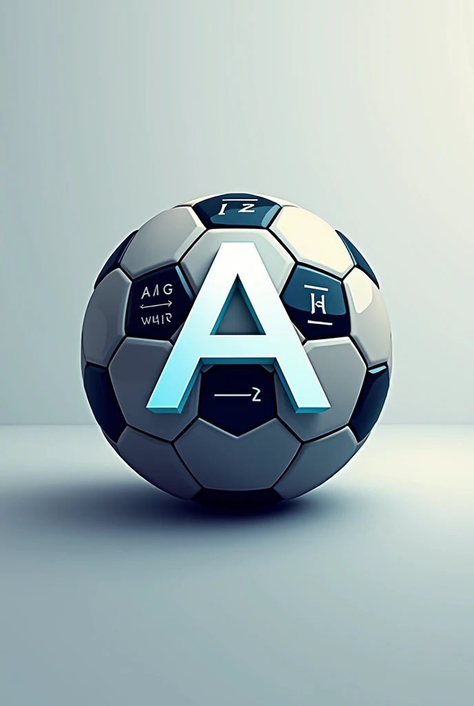 generate a football logo that matches algebra and the letters are in Spanish which are Algebraic Football