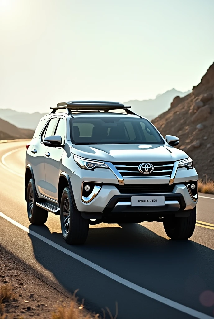 White fortuner it's good but next