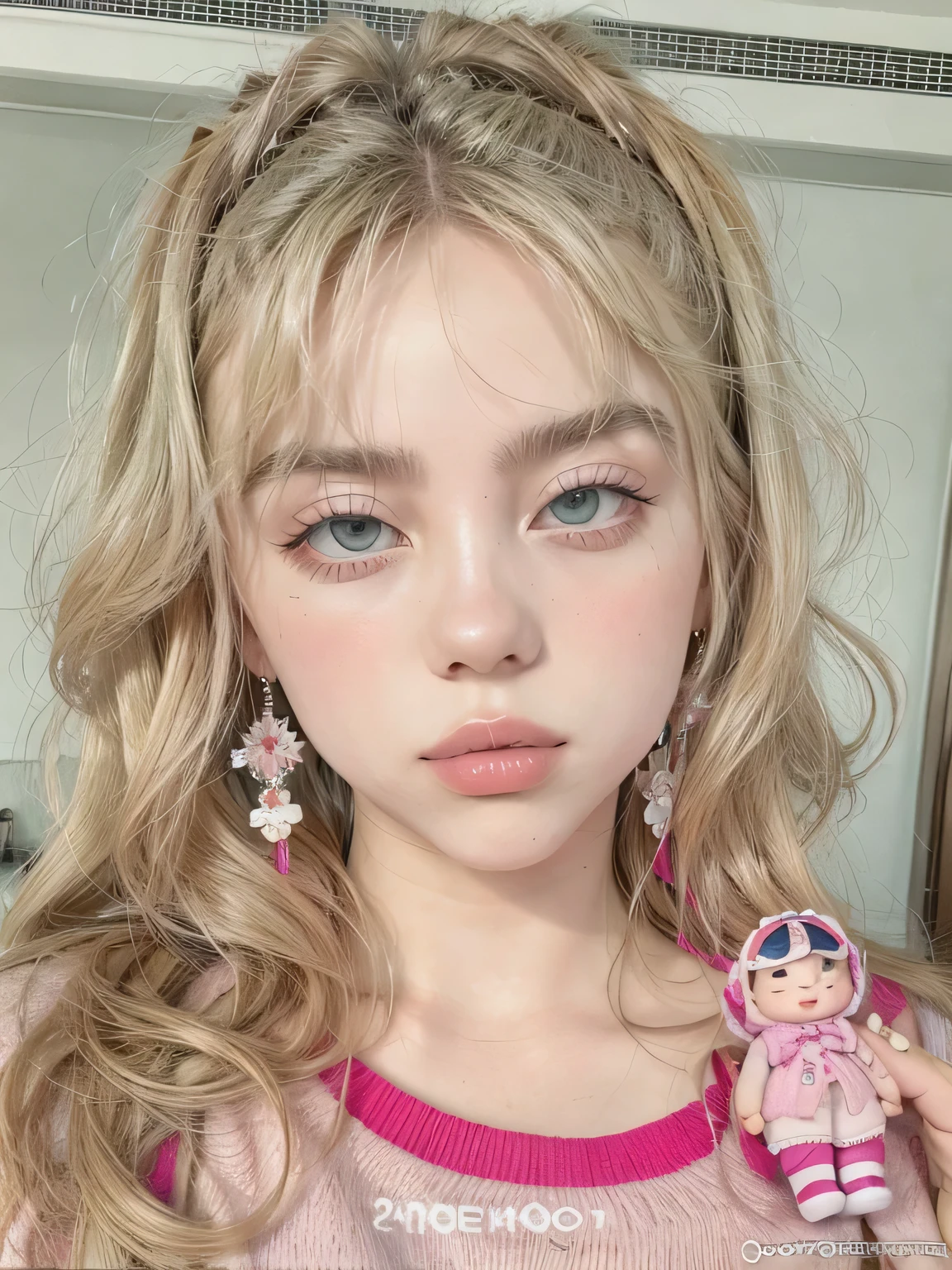 The most beautiful baby in the world, looks like a doll.