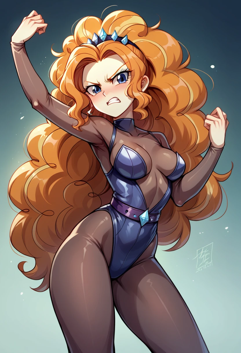 Eqg angry bodystocking . .adagio . Rarity dancing on shool
