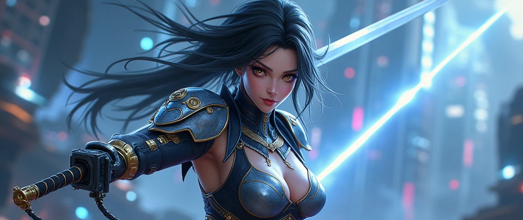Character EVE in the game name Stellar Blade