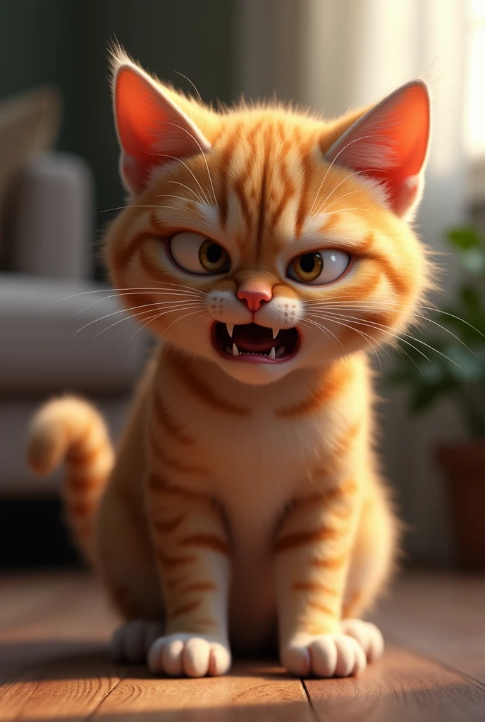 mom cat is upset 