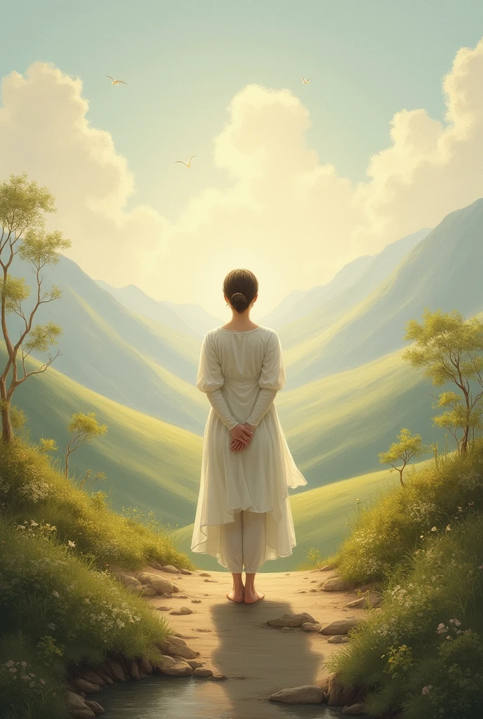  a painting  of peace through my eyes 
