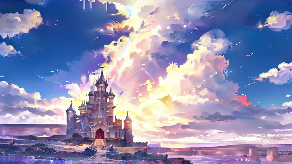 fantasy, castle, landscape