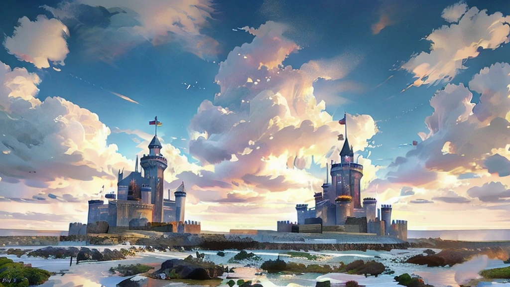 fantasy, castle, landscape