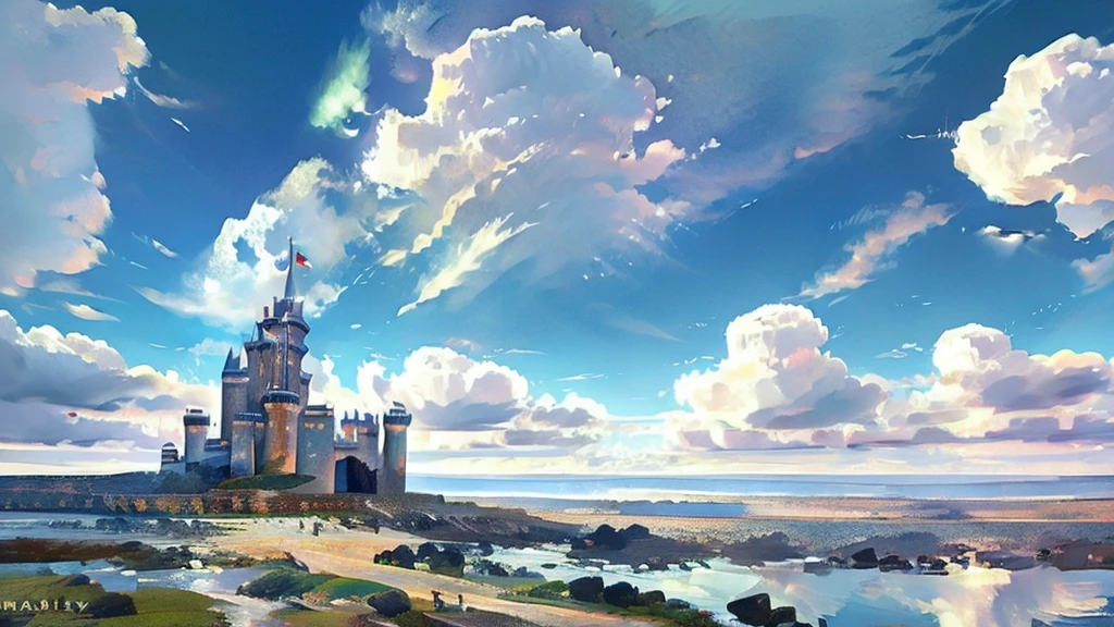 fantasy, castle, landscape