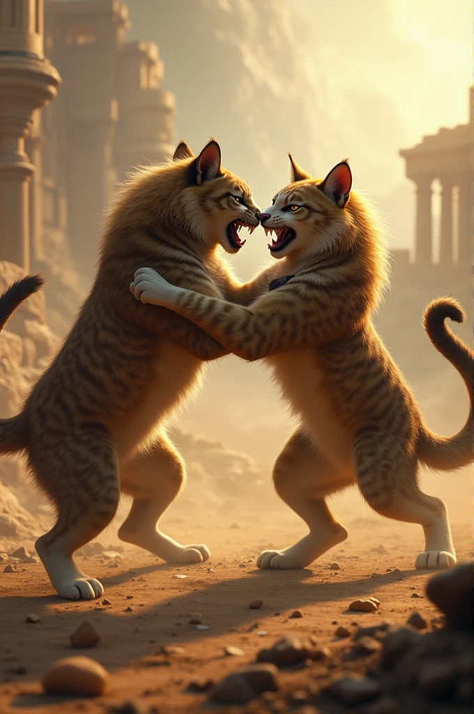 A cat fight in kurukshetra