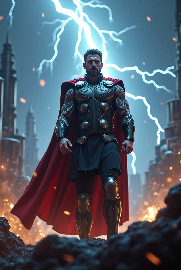 Rapist and evil thor with blue eyes kill other avengers during infinity war movie 