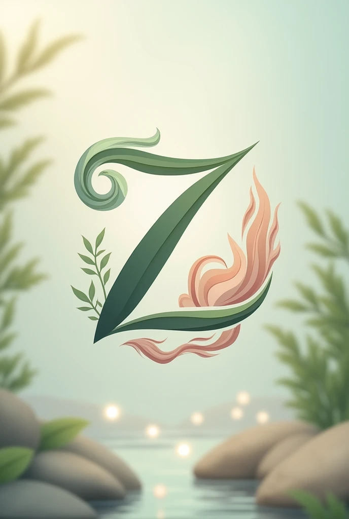 Logo with the letter Z, Related to spa and masks