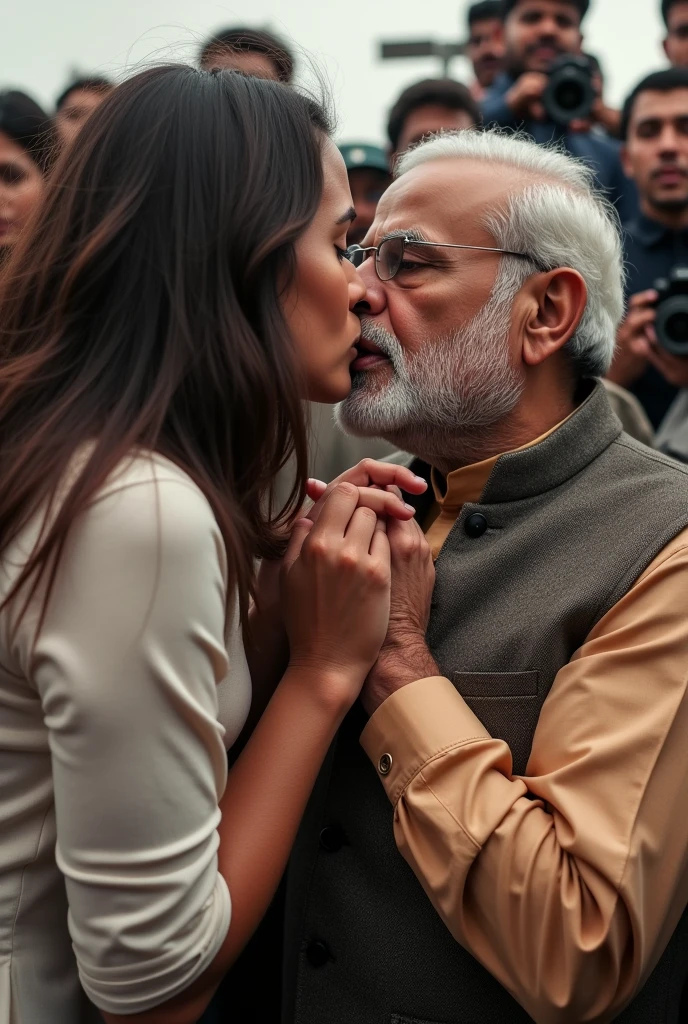 Indian prime minister modi having fun with naked girls