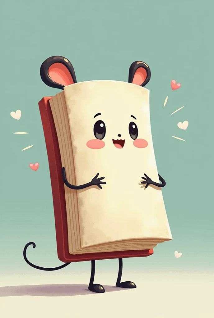 make a notebook mouse arrow