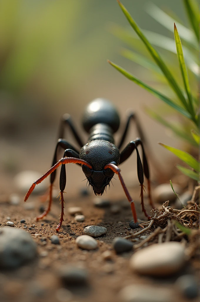 Ant searching for food