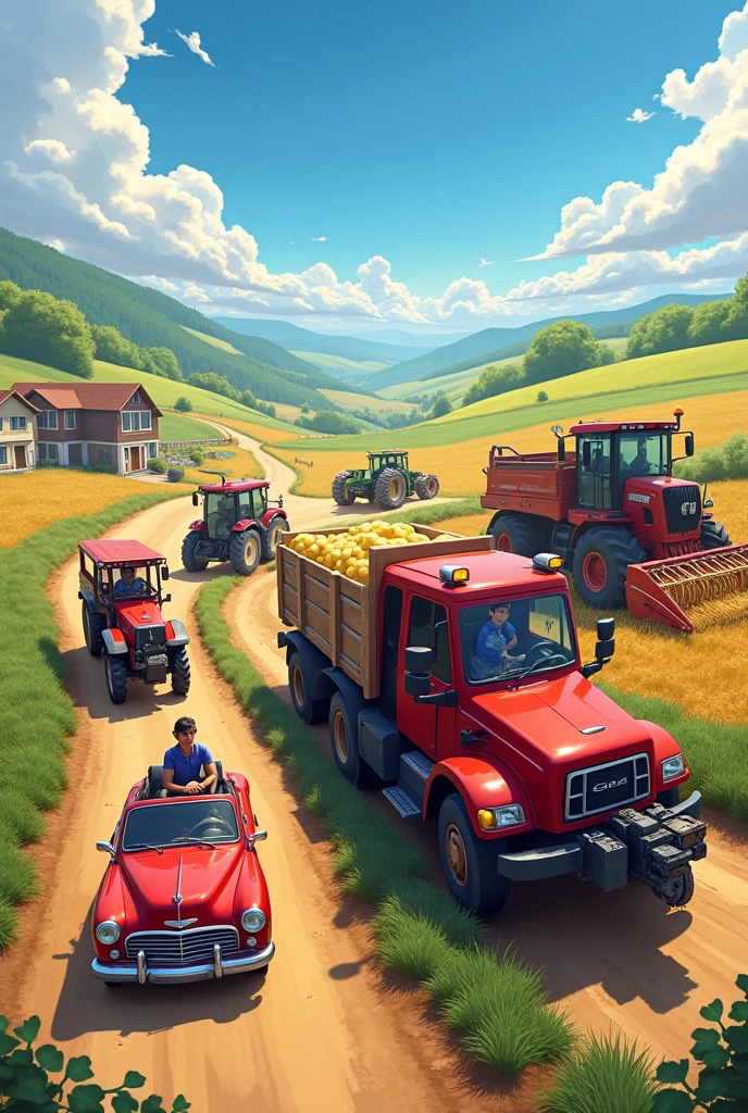 Bike
Car
Home
Jamin
Tractor
Harvestor
Truck