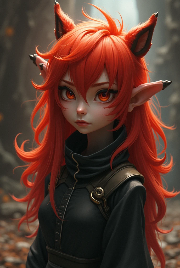 I want you to copy Luanz7's character but with red hair