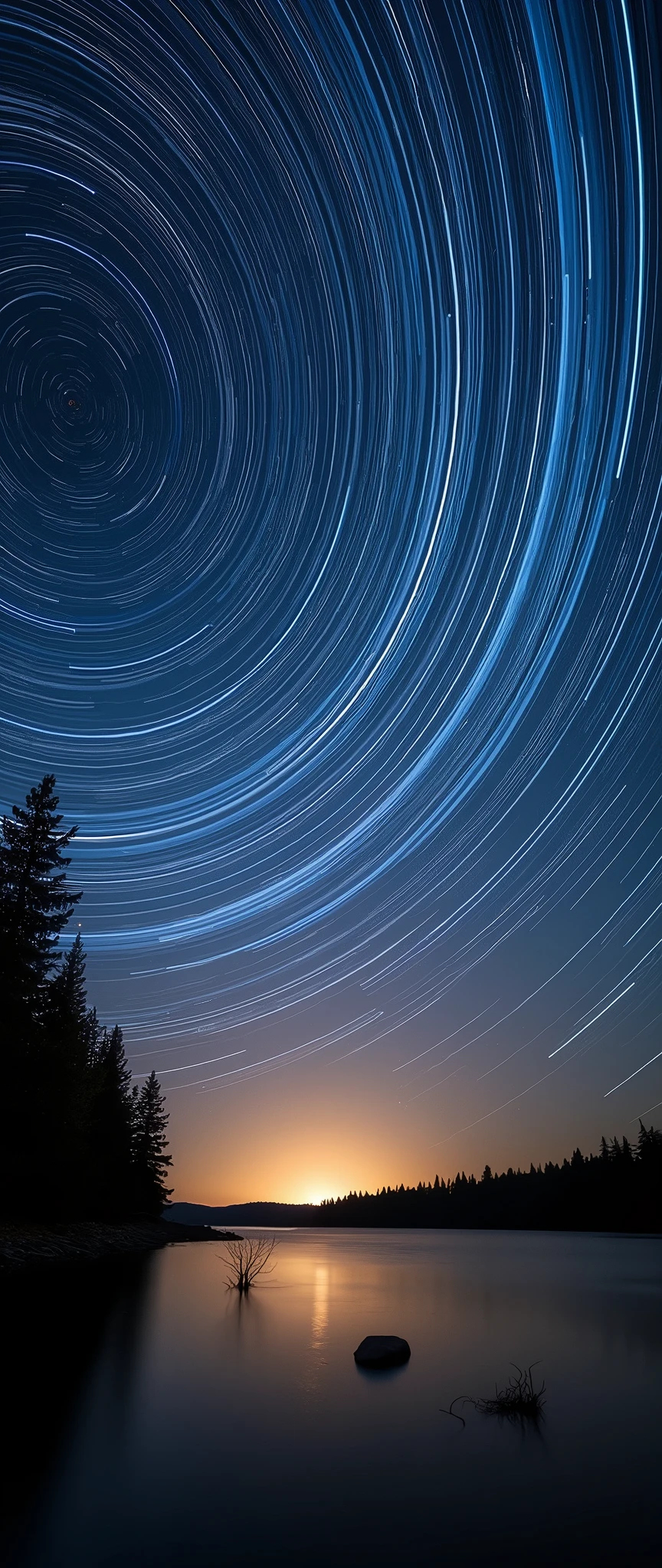 (masterpiece:1.2,Exceptional Quality,mirror-like,Cinematic Experience,Photorealistic:2.0,RAW Photos:2.0),Ultra-high resolution,Super detailed,8k,wallpaper,(Astrophotography:2.0),(Star Trail:2.0),(Beautiful light trail:2.0),(dynamic:2.0),(Long exposure:2.0)
