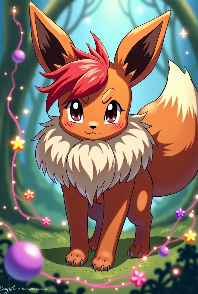 Erza of fairytale custom of Pokémon Eevee
