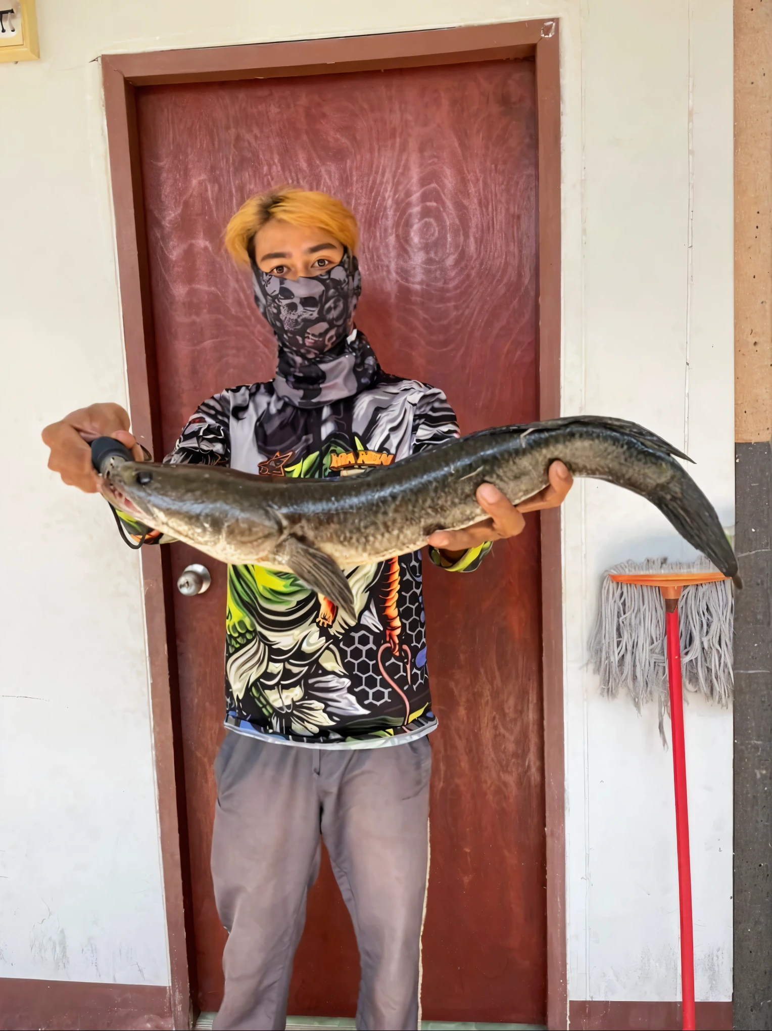 The fruit I'm holding is a shark doll.