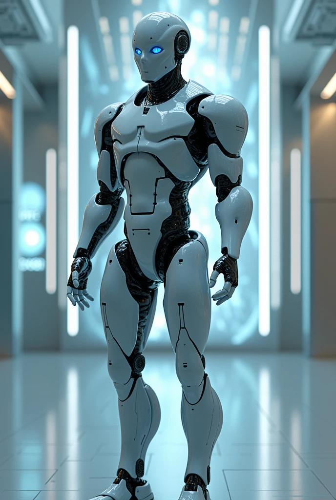 Give me a picture of the AI robot of the future