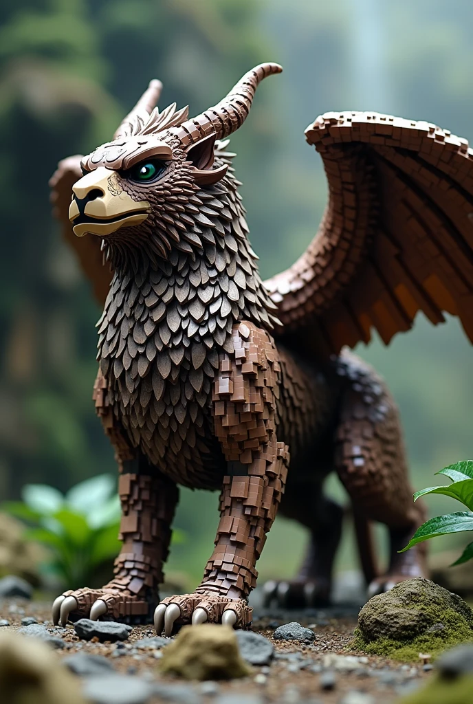 Parabus made of lego in real life