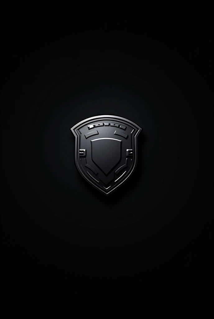 Highly Stylized emblem/logo for a police force. Incorporate law enforcement elements.Modern design. Gray color palate.High quality vector.black background
