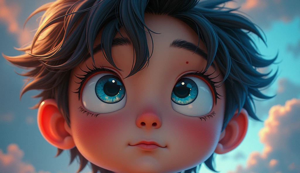 a comical scene, Mike imagining life without trip, beautiful detailed eyes, beautiful detailed lips, extremely detailed eyes and face, long eyelashes, whimsical expression, dynamic pose, vibrant colors, soft lighting, magical realism, surreal, dreamlike, fantasy, digital painting, intricate details, masterpiece
