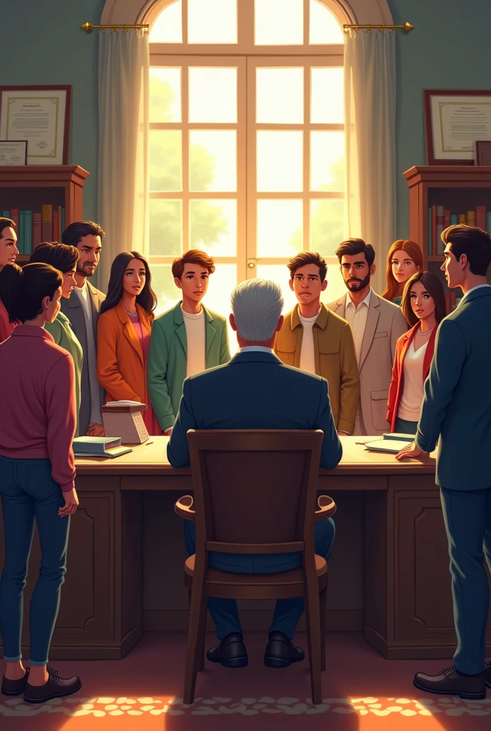 15 Student parents talk to boy head sir