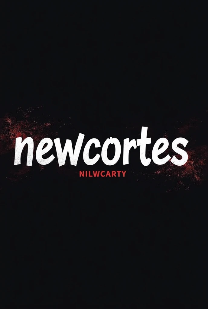 Create an image with the text NewCortes for a gossip site profile picture