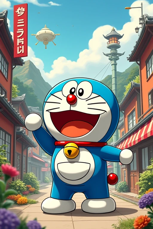 Manga style Doraemon