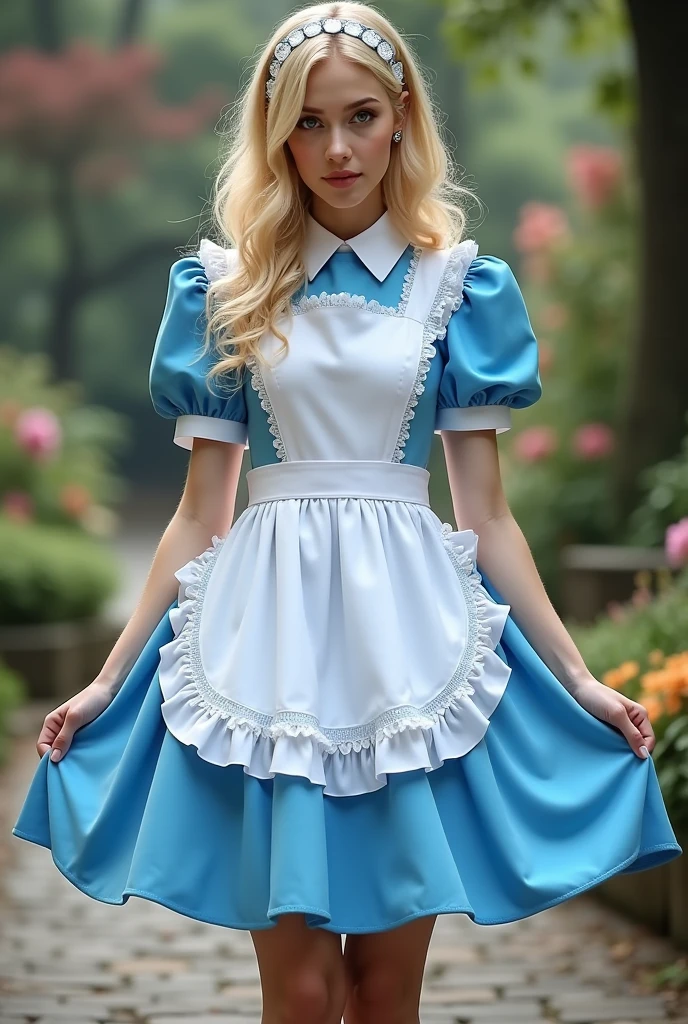 Women&#39;s Alice in Wonderland Inspired Cosplay Costume  