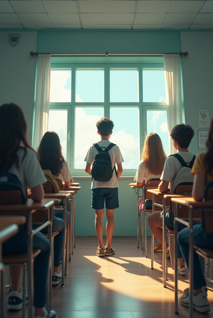 The beginning of a final school year, where students anxiously and nostalgically await the return to the classrooms where they grew up, that place full of memories and emotions lived. A space where they forged friendships, They discovered passions and faced challenges. Now, with the excitement of starting a new chapter, but also with the melancholy of knowing that it is the last year in that place that has been his second home.. A year that promises to be intense, full of learning, achievements and farewells. A year that will mark the end of a stage and the beginning of a new adventure.
With a title in the middle of the. Cover image