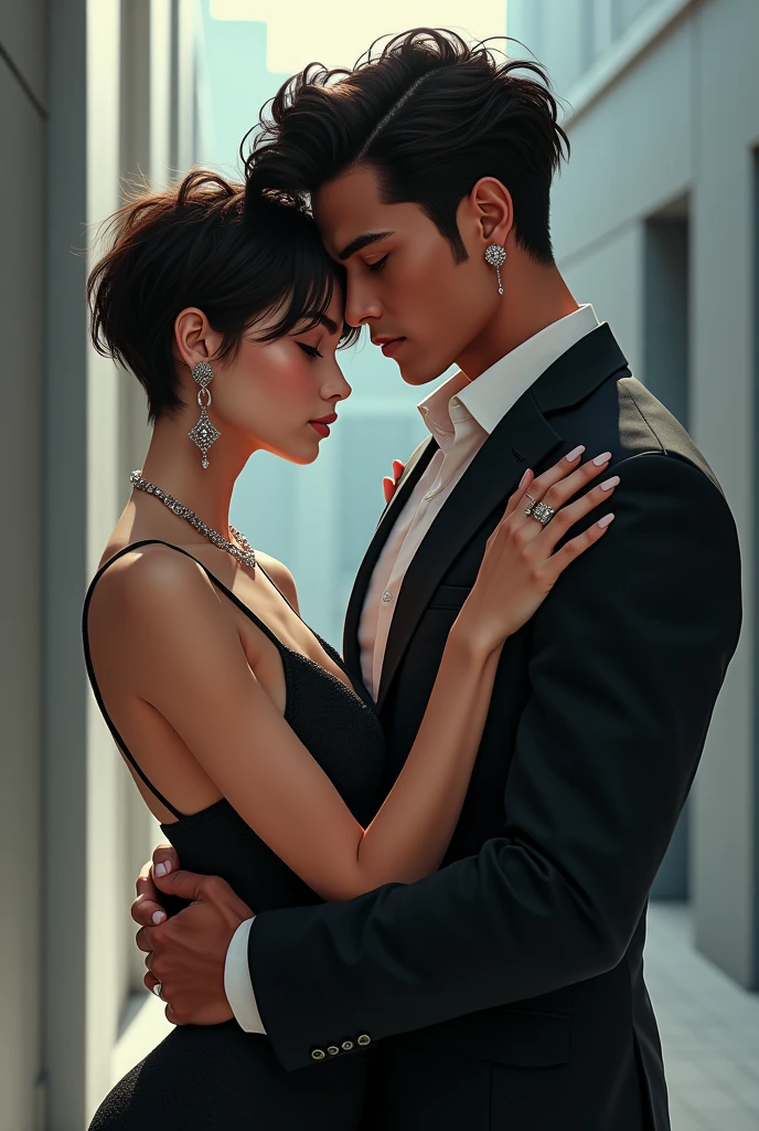 Siny bold girl and boy romance
