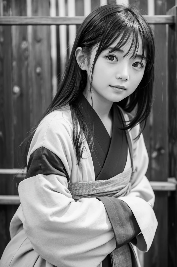 Black and white Japanese class photo Rustic Showa