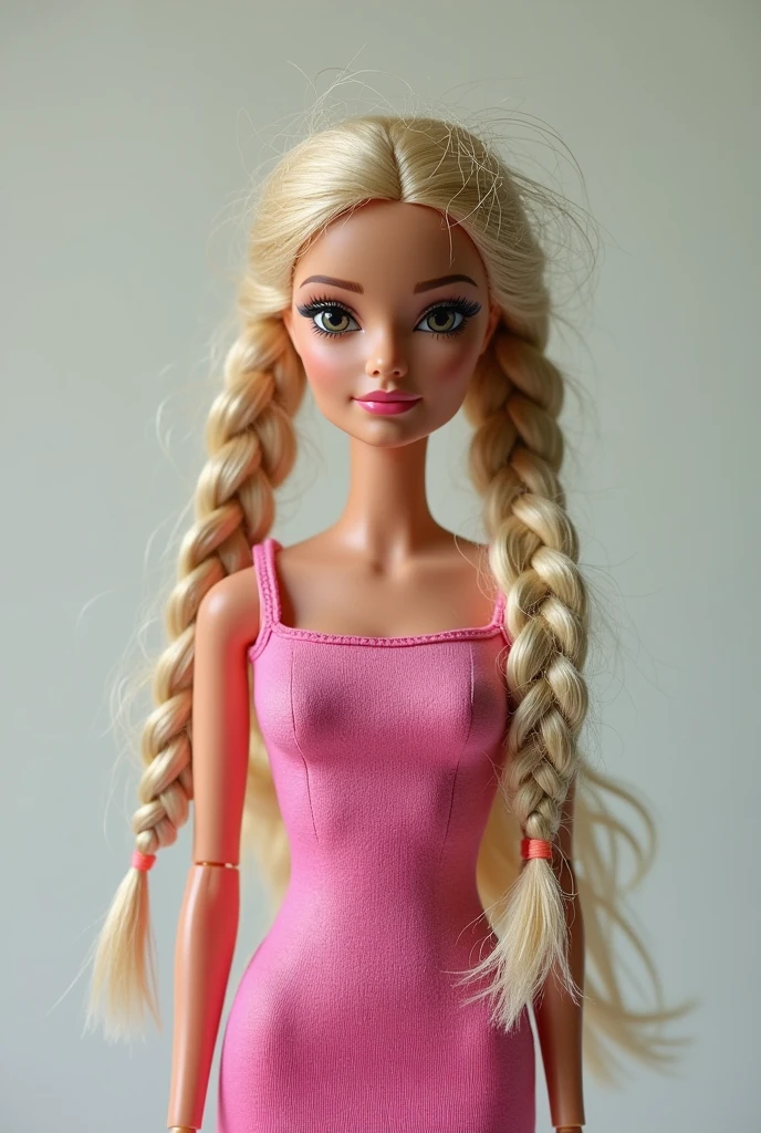 A Barbie with ugly braids