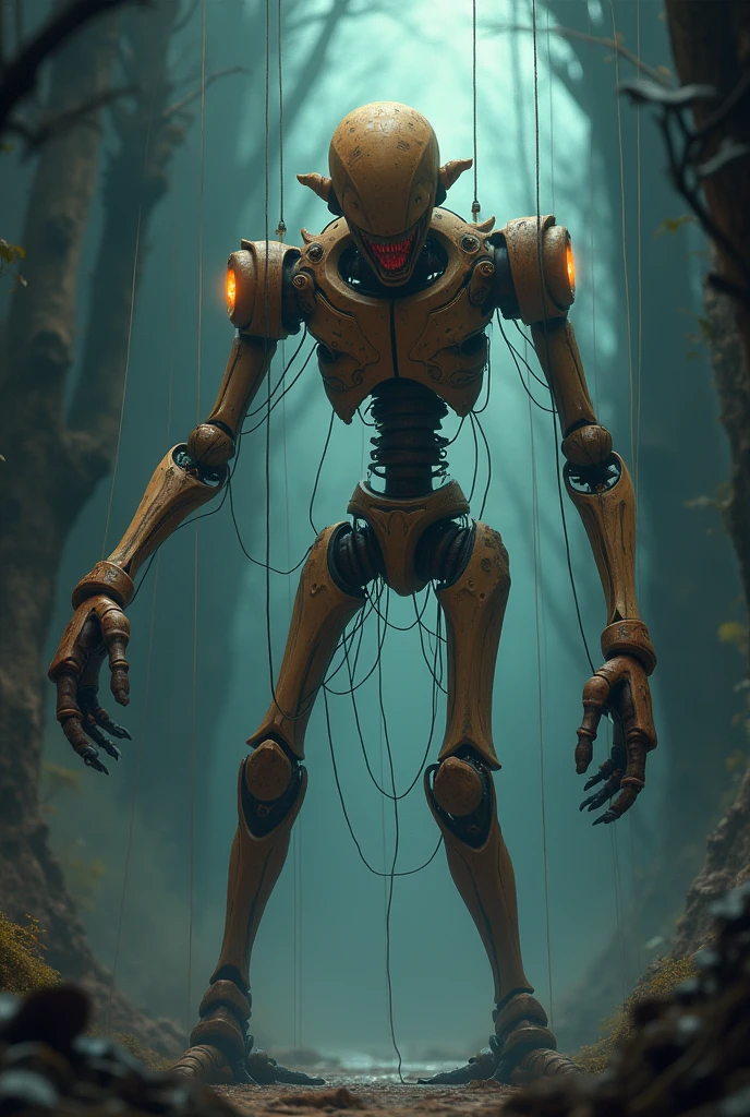 Anime style puppet monster