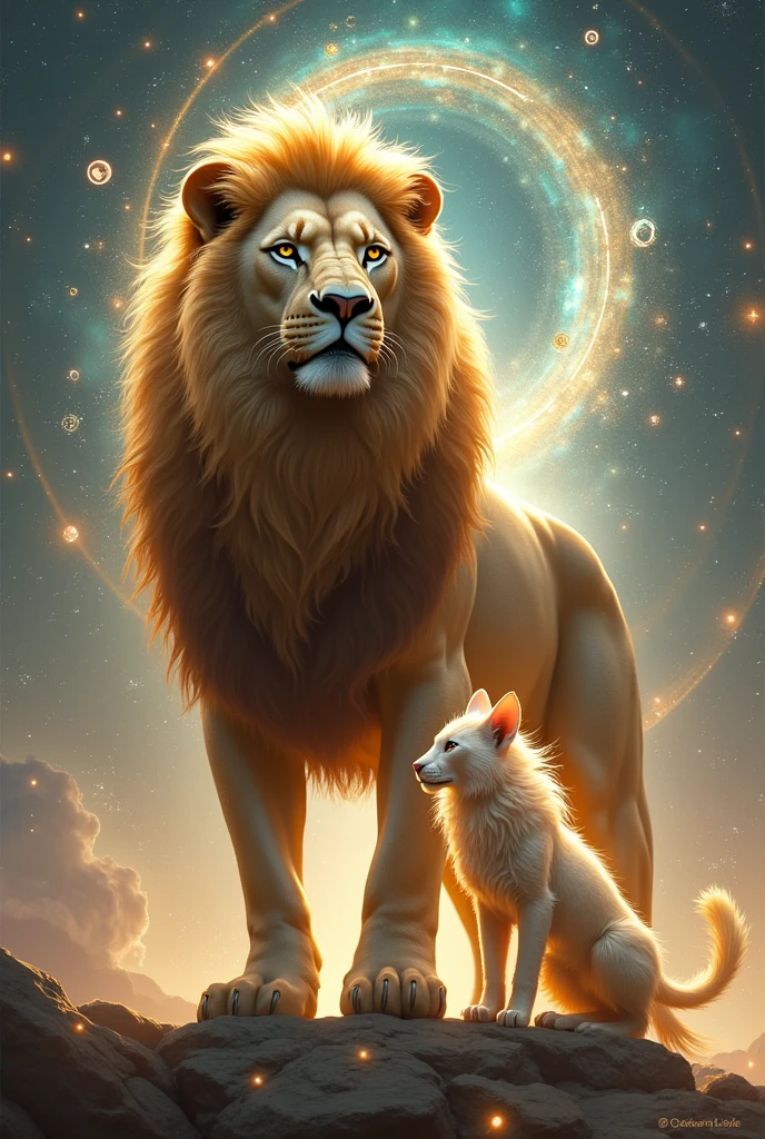 Lion with kiinar