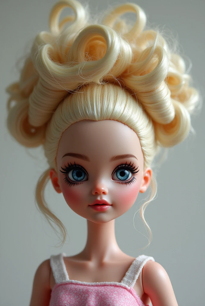 An ugly Barbie with ugly updos