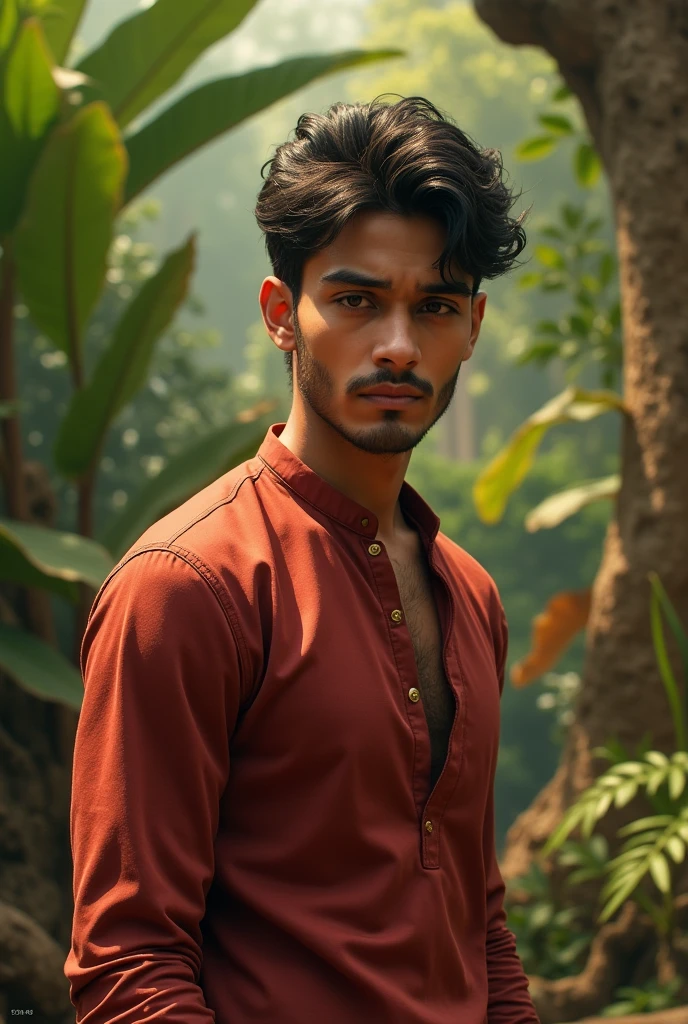 A indian man whose age is approximately 19 year
