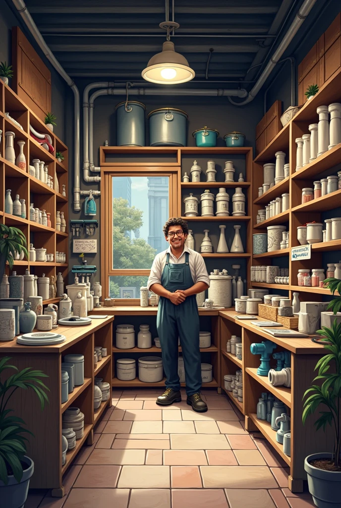 New hardware shop open in market 
In shop selling to Pipe fitting tank tiles 