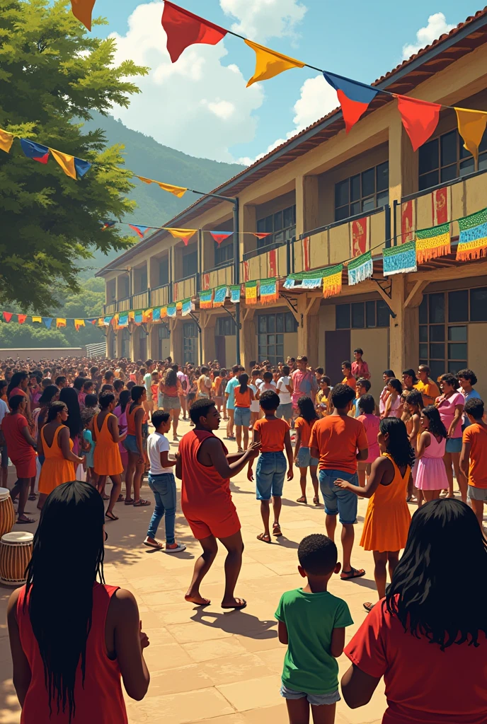 Create a new image that says Liceo de Heredia celebrates Black People&#39;s Day and Afro-Costa Rican Culture