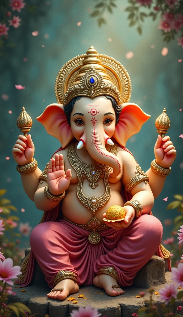 ganesh ji wiyh madak in hand