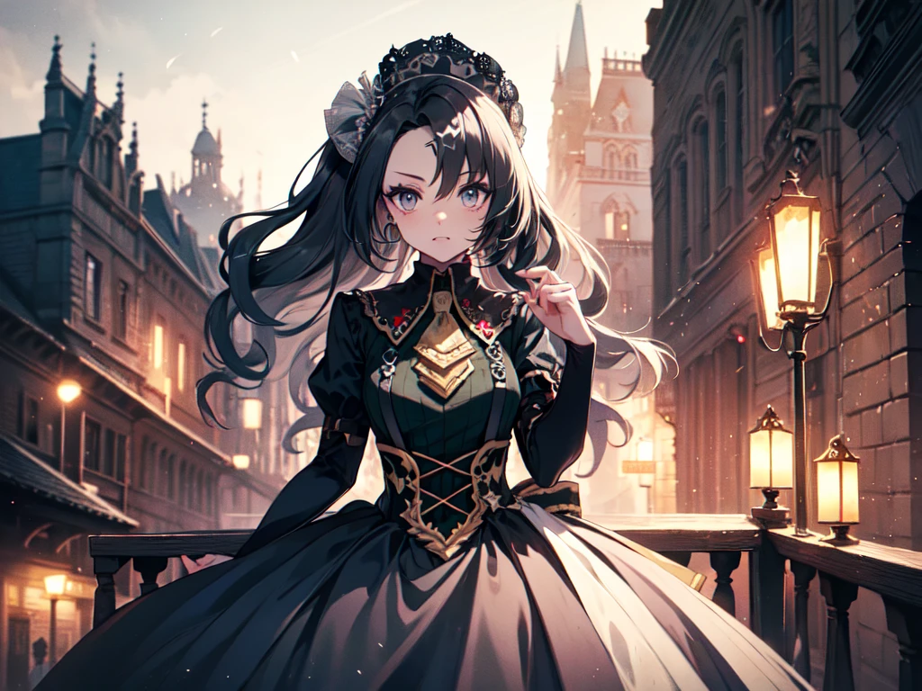 ((masterpiece)), ((best quality)), perfect detailed eyes, perfect detailed face, navy hair, medium hair, forehead jewel, hollow eyes, hoop earrings, makeup, turn pale, white skin, shaded, Baroque, cinematic lighting, high quality, accurate, 8k, Vampire, gothic lolita style dress, dark blue dress, bats in the background, dark fantasy, horror, Candlelight on a dark night, old castle, abandoned castle, spider web in the background