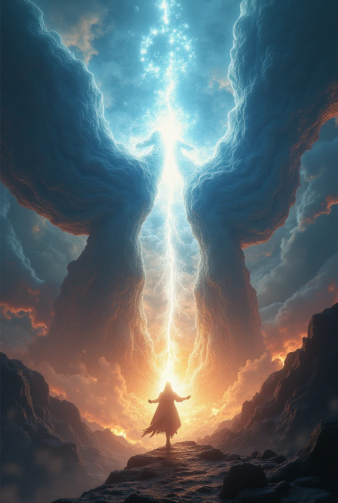 An epic struggle between light and darkness.