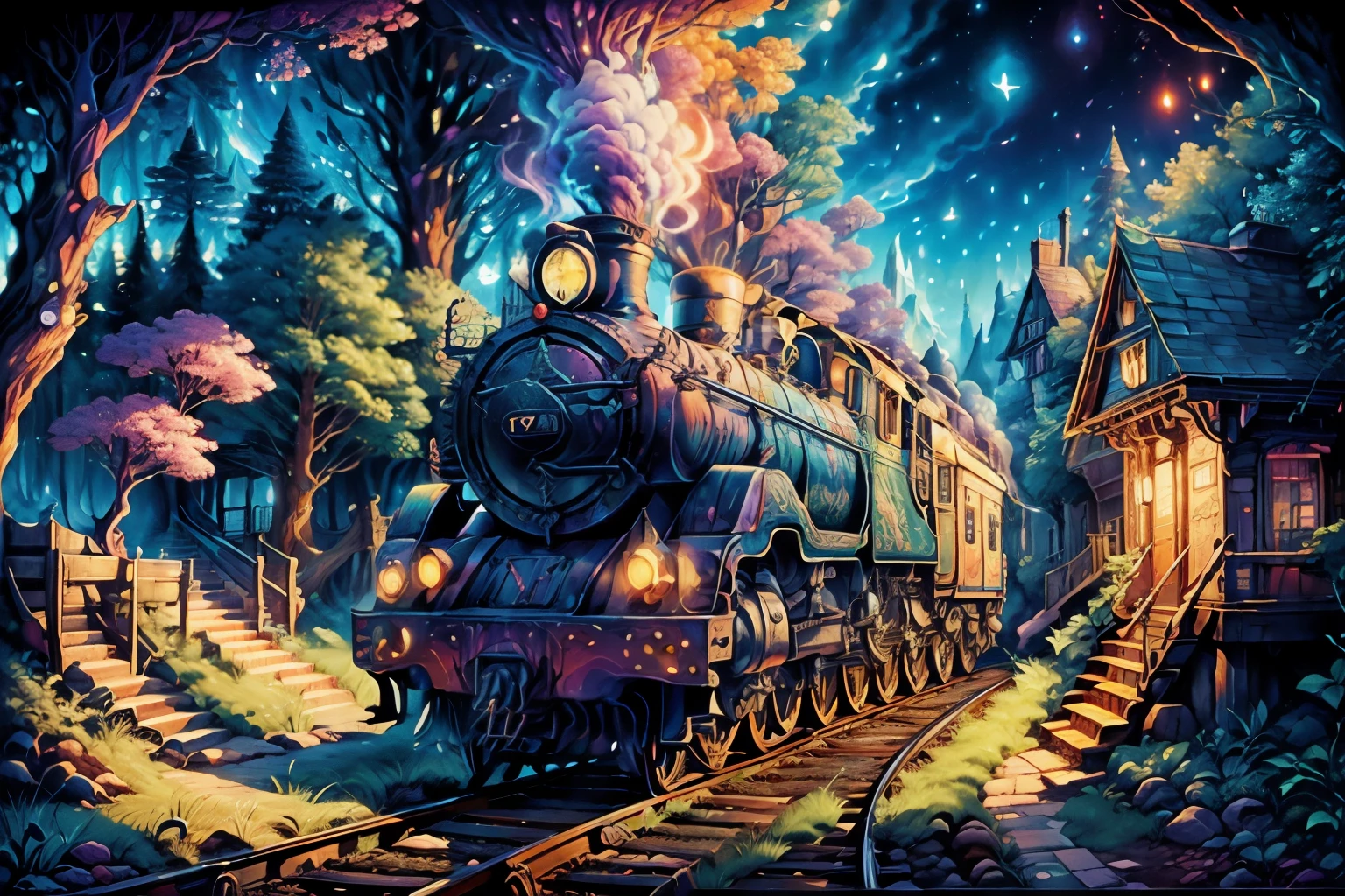 Magical Train of Colors, journey of discovery