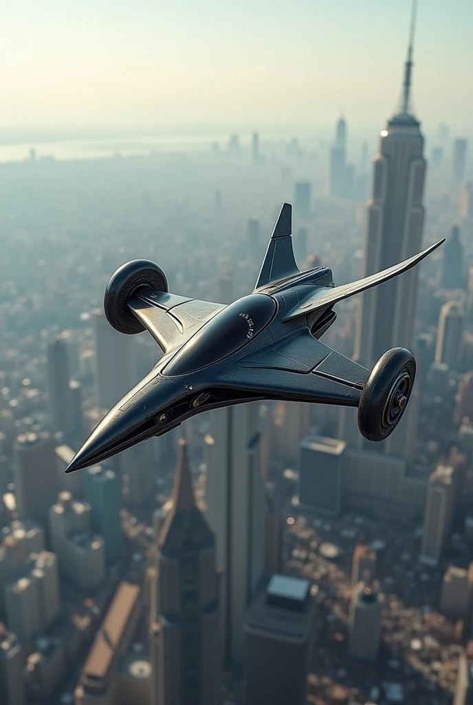 Flying car shaped like a prey