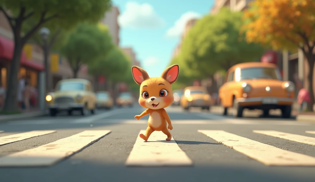 So when you’re crossing, take your time animated